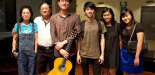 With the Lim family.